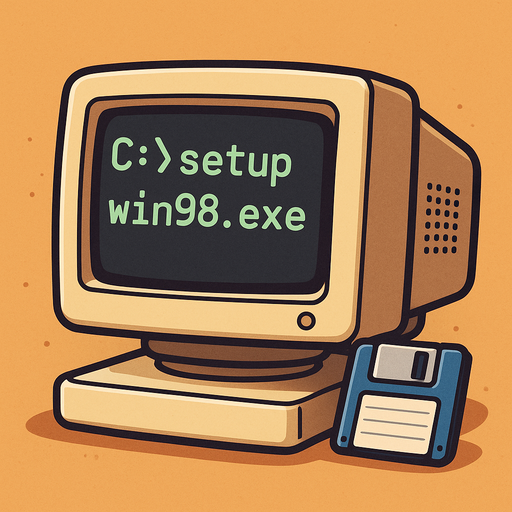 AI Generisana slika instalacije win98