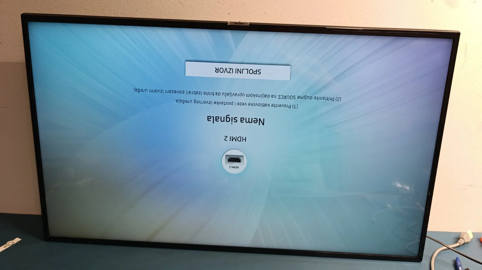 Samsung 43NU7022 popravka panela posle